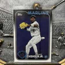 2024 Topps Series 1 Jazz Chisholm Jr. Image Variation #COTB-20 SP Miami Marlins