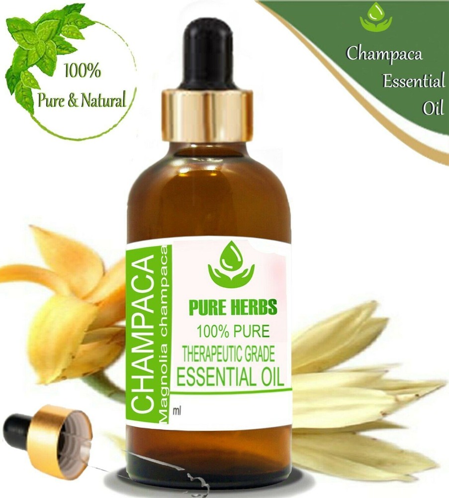 Pure Herbs Champaca 100% Pure & Natural Magnolia champaca Essential Oil