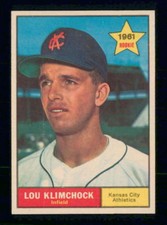 1961 TOPPS  BASEBALL  # 462  LOU KLIMCHOCK   INV  J8464