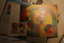 CARTE POSTALE CEF 1er JOUR FRANCE R. DELAUNAY 1976