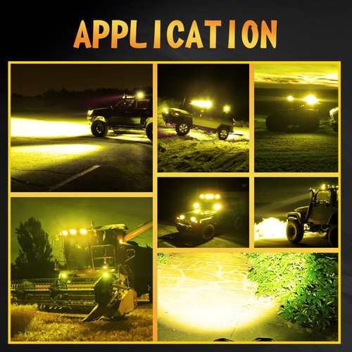 3inch LED Work Light Flood/Spot Cube Pods Bar Driving Fog Lamp Offroad Truck SUV - Picture 15 of 27