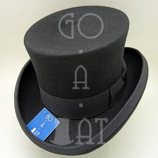 CLASSIC Wool Felt Kids Topper Top Hat Child Boys Tuxedo 52cm Black Green Red