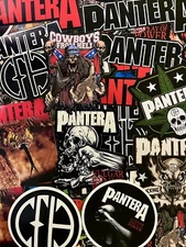 Pantera Sticker  Pack - Heavy Metal Sticker Pack , Vulgar Display Of Power