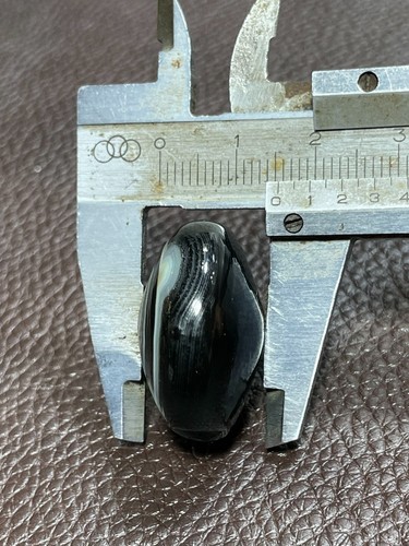 Tibetan Nepalese Himalayan Ancient agate Old Dzi Talisman Eye Beads Amulet - Picture 9 of 9