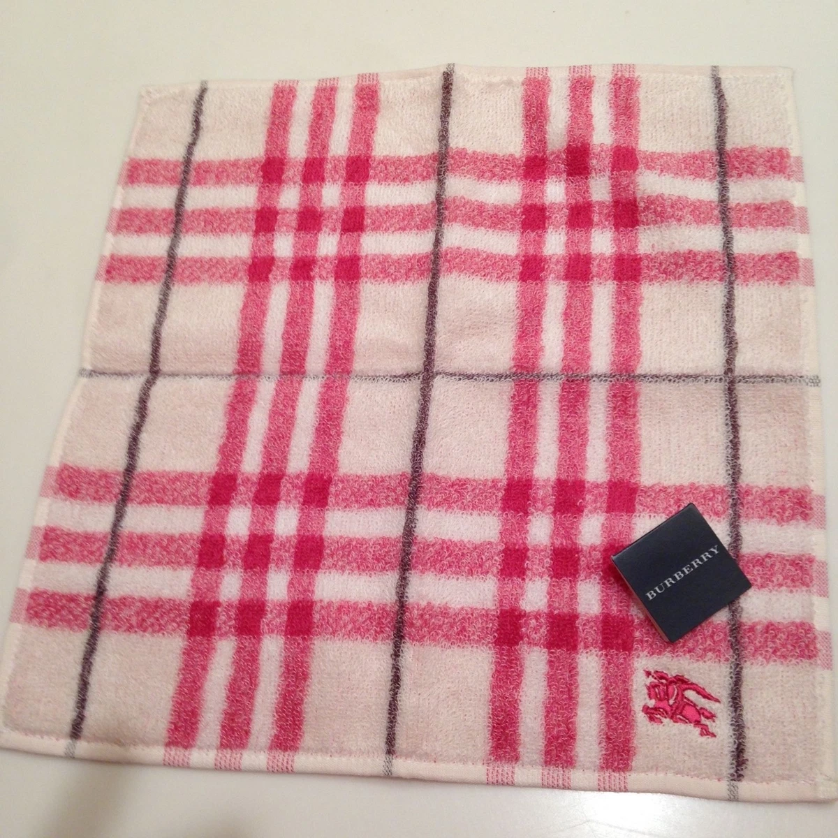 NWT Authentic Burberry Purse Hand Towel, pocket Towel, Baby Towel