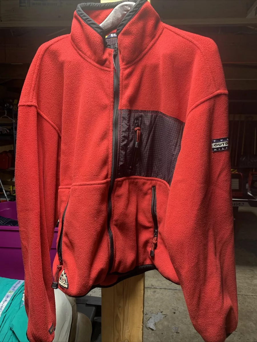 Vintage 90s Tommy Hilfiger Outdoors Expedition Fleece Zip Up Jacket XL
