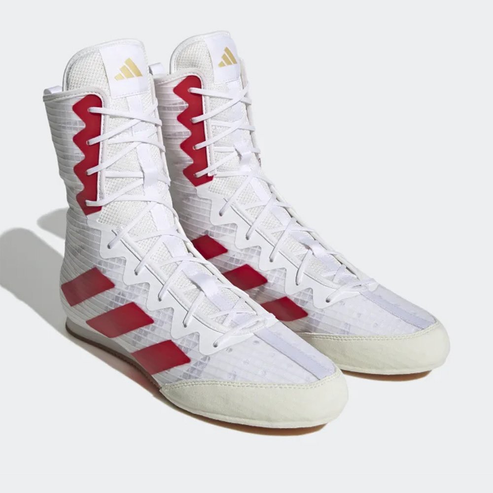 adidas Boxing Shoes BOX HOG High Cut Line Mesh Upper Rubber Sole  Die-cut EVA