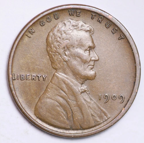 XF 1909 V.D.B. Lincoln Wheat Cent Penny LOWEST PRICES CHOICE COIN FREE SHIPPING*