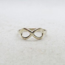 Sterling Silver 925 Infinity Knot Ring Size 7.5 K4807