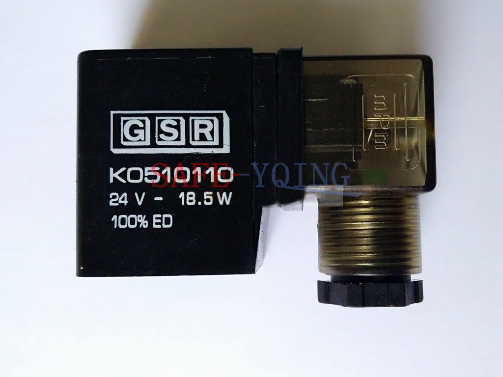 Bobine De Remplacement Pour électrovanne GSR K0510110 - 24V DC, 18.5W - Occasion Testée