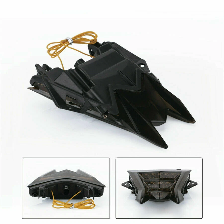 Luz trasera LED integrada de humo intermitente intermitente fot BMW S1000R HP4 S1000RR Foto 4 de 4