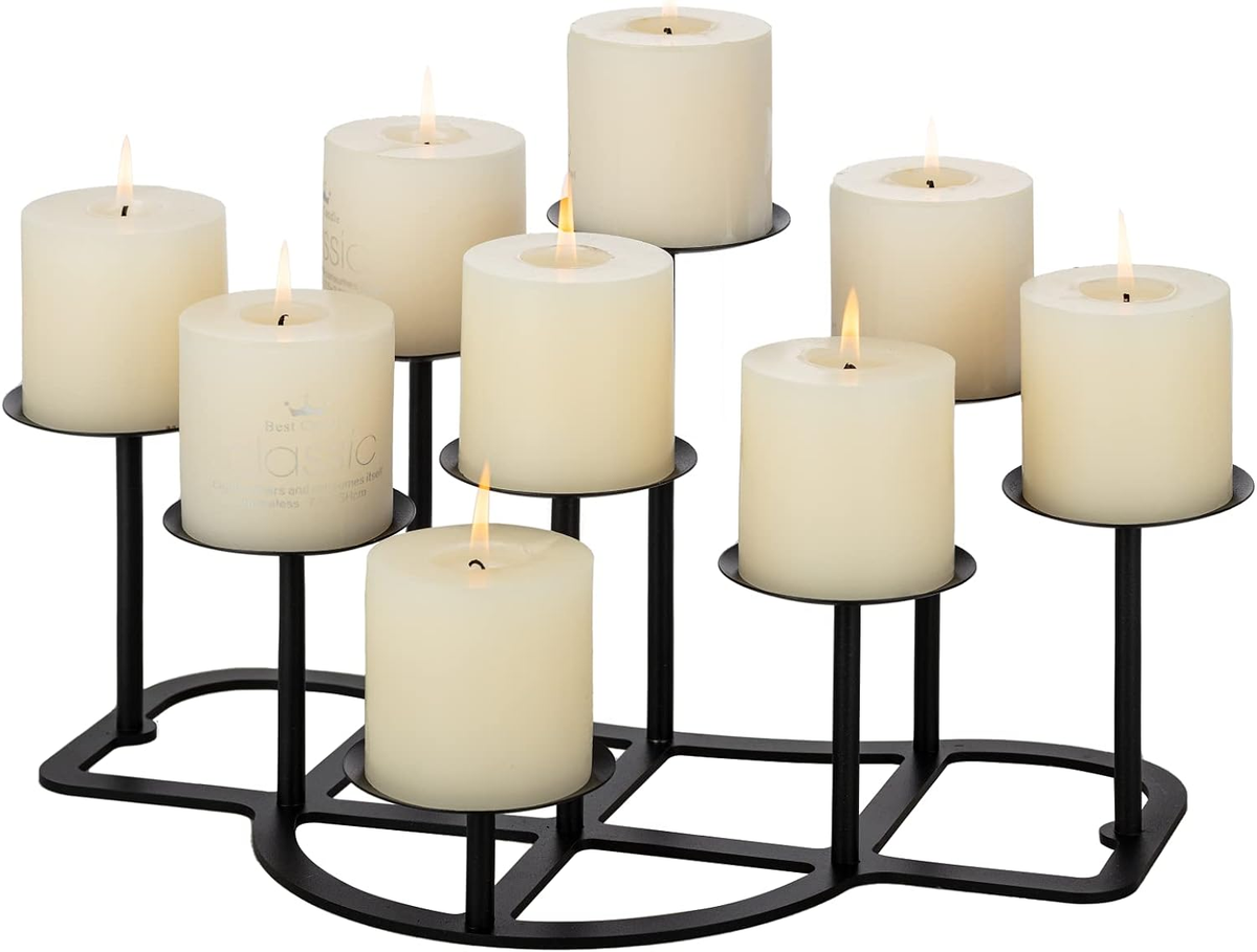 Iron Candle Holder For Fireplace Cozy Fireplace Candle Ideas For Your