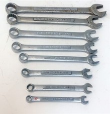USA Made Craftsman 8pc SAE -V- Box Wrench Set 1/4" - 11/16"