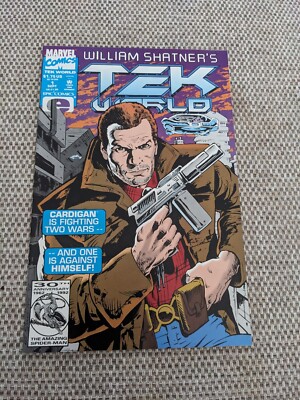 WILLIAM SHATNER'S TEK WORLD # 1  1992 LEE SULLIVAN COVER EPIC MARVEL COMIC'S !