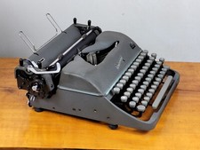 COLLECTIBLE LOVELY TYPEWRITER RHEINMETALL KsT FROM 1953 - NO RISK WITH SHIPPING thumbnail