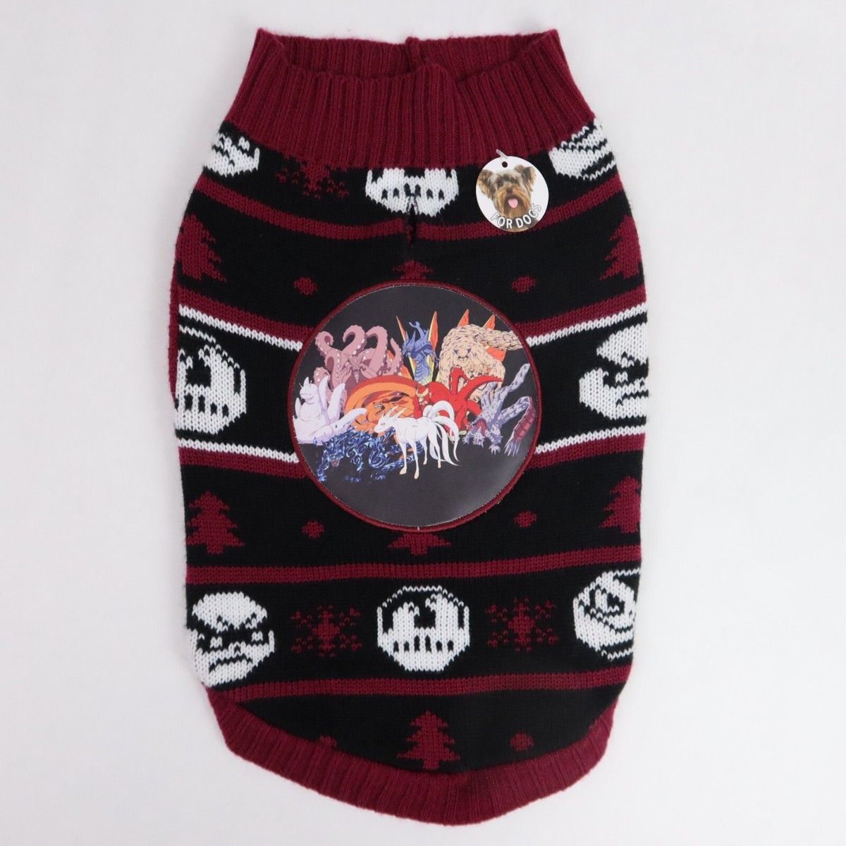 Naruto Shippuden Pet Sweater Medium Red Dog Nine-Tails Kurama