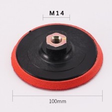 4 M14 Hex Nut Hook and Loop Backing Pad Orbit...