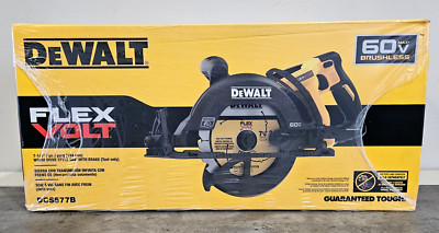 NEW! DeWALT 60V FlexVolt  7 1/4'' Brushless Worm Drive Style Saw DCS577B