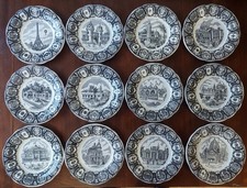 RARE SERIE DE 12 ASSIETTES DE