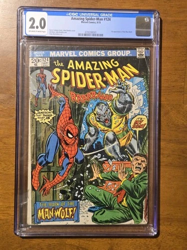 The Amazing Spider-Man #124 CGC 2.0 September 1973