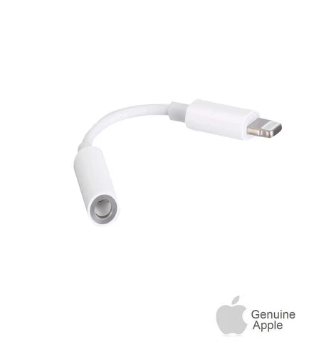 Apple Lightning to 3.5 mm Headphone Jack Adapter Original OEM iPhone 8+ X 11 12