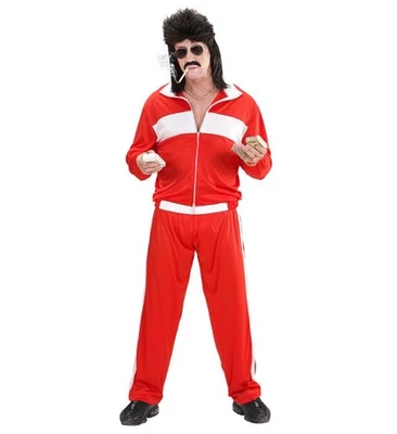 Widmann The 80s Tracksuit (Jacket, Pants) (M) Red - Imagen 1 de 4