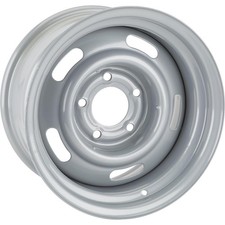 Gm Rally Truck Wheel 5 On 5 Inch Bolt Pattern 15x8 Silver Gm Rally Truck Wheel 5 On 5 Inch Bolt Pattern 15x8 Silver