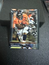 2015 Topps Chrome Mini # 48 C.J. Anderson - Denver Broncos