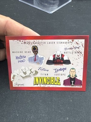 2025 Keepsake Invincible Quad Laser Signagraph Villainsred 8/10 Machine Titan