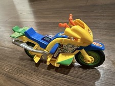 Teenage Mutant Ninja Turtles Channel 6 Newscycle Motorcycle 1991 TMNT $0.99 BIN