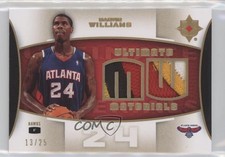 2007 Ultimate Collection Materials Gold 13/25 Marvin Williams #ULT-MW Patch 0c3