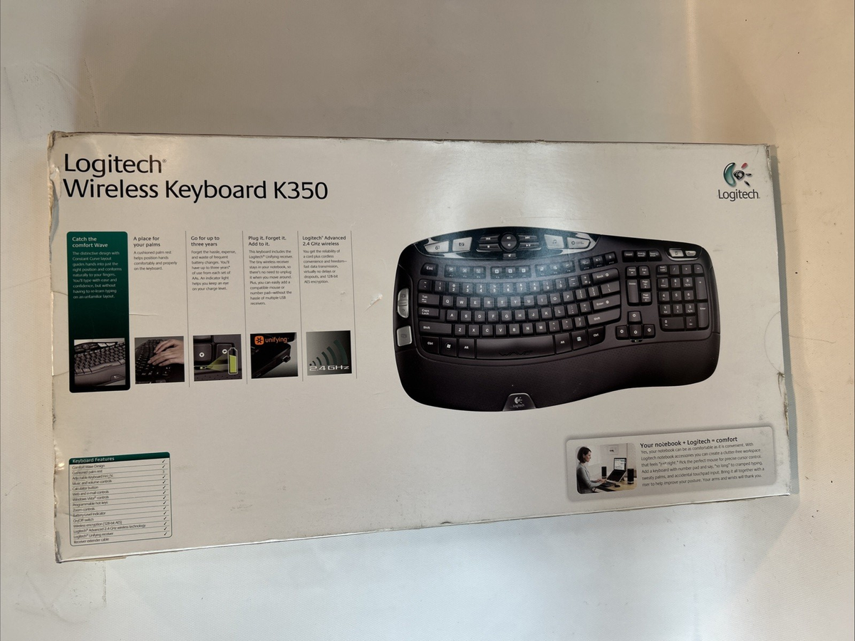 Logitech K350 (920-001996) Wireless Keyboard for sale online | eBay