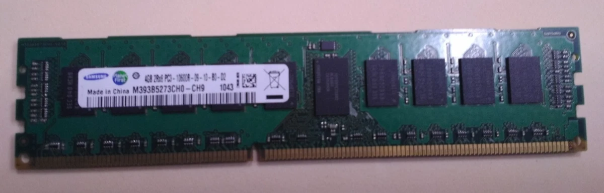 PC3-10600R (DDR3-1333) Bus Speed Network Server Memory (RAM) for