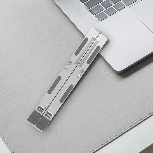 AISENS - LPS2M-173 - Adjustable Desktop Stand for Laptop/Tablet, Silver - 第 6/7 張圖片