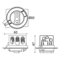 Mahle ABR 186 000S Widerstand, InnenraumgebläSe
