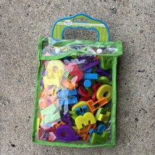 Lot of Magnetic Plastic Letters Alphabet Educational And Case