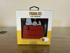 Peanuts Snoopy 3 Port Charging Hub. 2-USB-A Ports 1 -USB -C Port Brand New