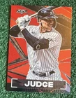 AARON JUDGE - 2021 TOPPS FIRE FLAME PARALLEL CARD # 150 - NEW YORK YANKEES - MLB