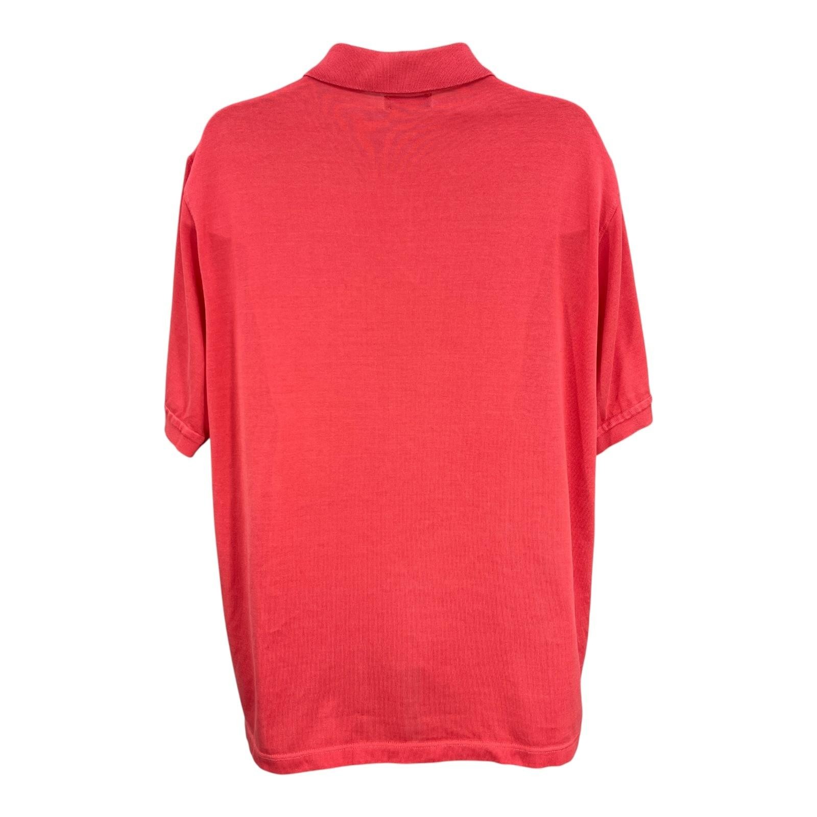 St Croix Polo Shirt Men Preppy Golf Career USA Microfiber Cotton Blend Size XL