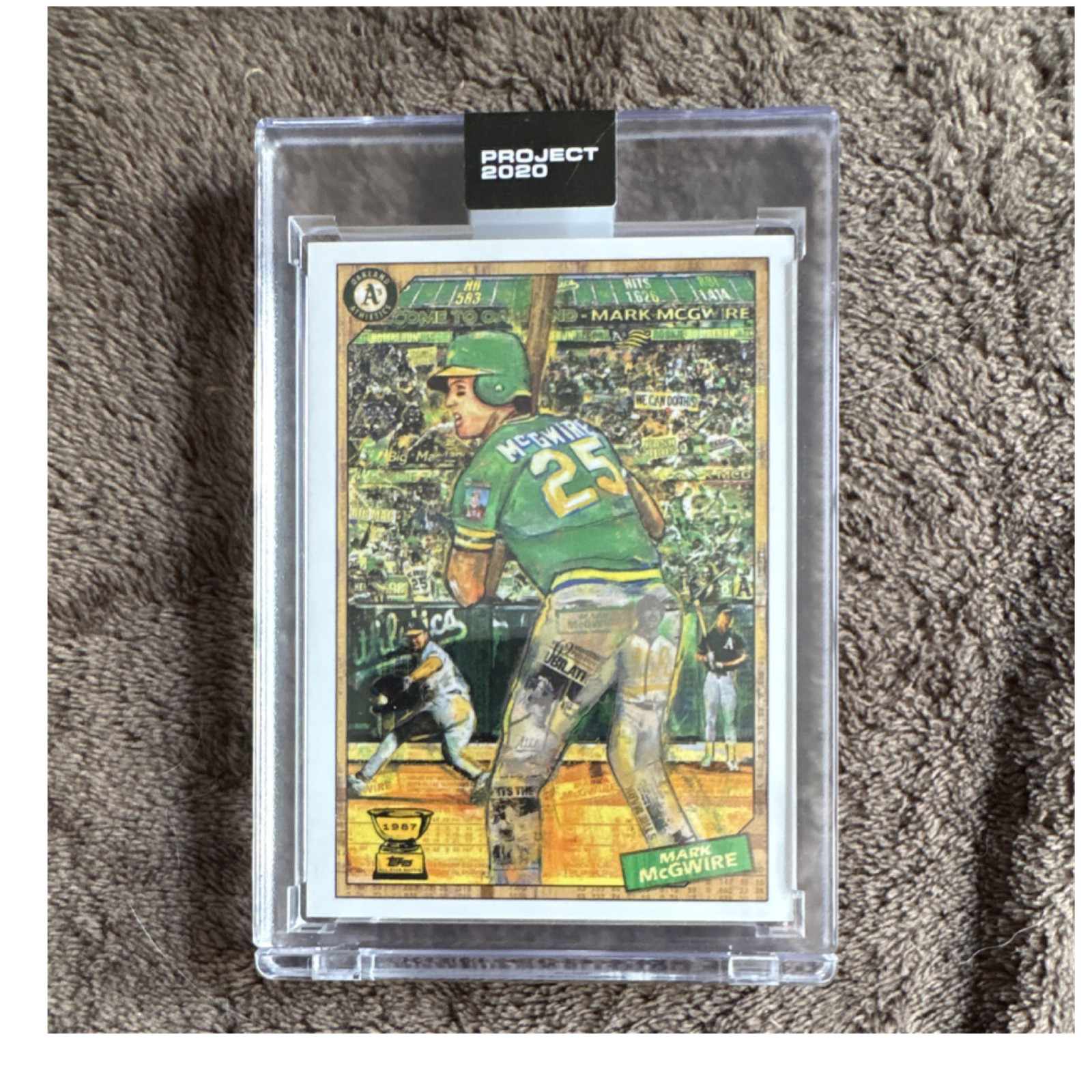 Topps Project 2020 Mark McGwire Athletics 1987 Topps Baseball #97 PR 19894