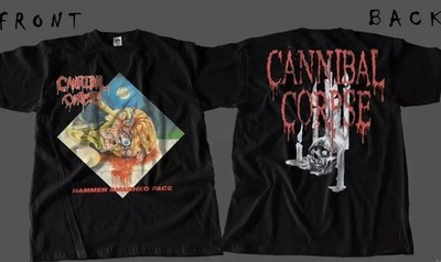 Cannibal Corpse Double Side Shirt, Hammer Smashed Face S-5XL