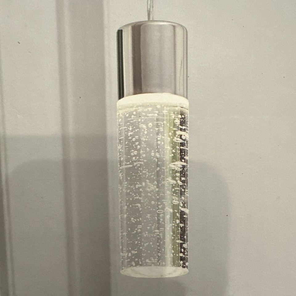 Pingente de LED de níquel polido Allen + Roth DUNWYNN #0806943 - NOVO! - Imagem 2 de 4