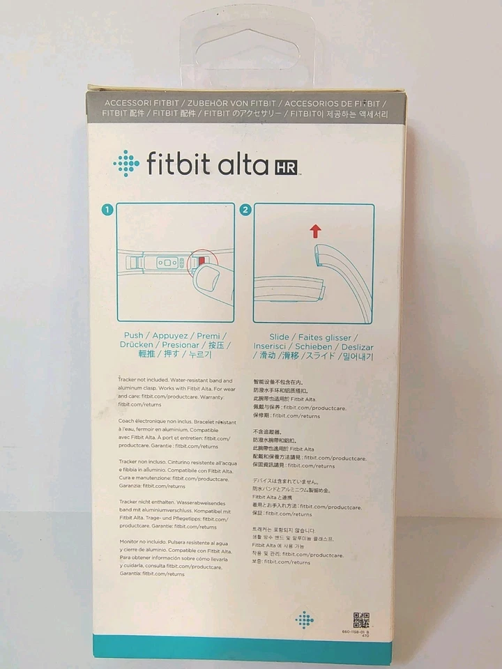 Подлинный Fitbit Alta группы HR классический черный размер L/G - Изображение 2 из 2