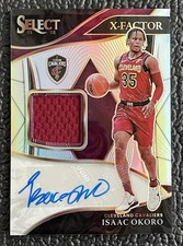 🔥ISAAC OKORO 2021 SELECT X-FACTOR GAME USED ROOKIE AUTOGRAPH JERSEY #'d /149!🔥