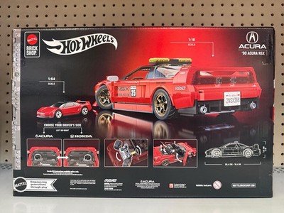 Mattel Brick Shop Hot Wheels '90 Acura NSX Building Toy 876 Pieces