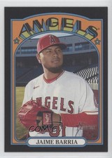 2021 Topps Heritage Black Border /50 Jaime Barria #219 1u6