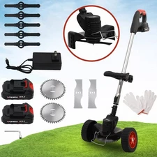 Electric Brush Cutter Lawn Edger Grass String Trimmer 1000W Cordless Weed Eater
