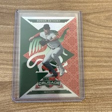 2025 Panini Crusade Roman Anthony Crusade Insert Green /249 #95 Red Sox