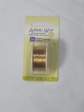 Artistic Wire 26 Gauge Tarnish Resistant Brass Craft Wire