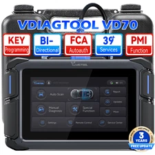 VDIAGTOOL VD70 Car OBD2 Scanner Bidirectional Diagnostic Key Programming Coding